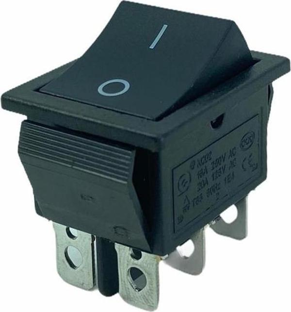 IŞIKSIZ GENİŞ ANAHTAR ON-OFF 6P YAYLI 6 BACAK AÇMA KAPAMA ANAHTARI (IC-109A) - Image 1
