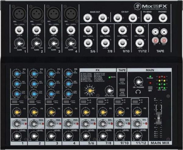 Mackie Mix12FX 12 Kanal Efektli Deck Mikser - Image 1