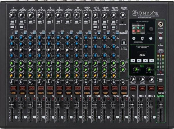 Mackie Onyx16 16-Kanal Analog Mikser (Multi-Track USB) - Image 1