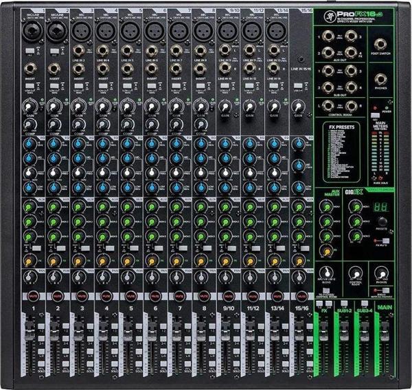 Mackie PROFX16 V3 16-Kanal 4-Bus Profesyonel Efektli Mikser - Image 1