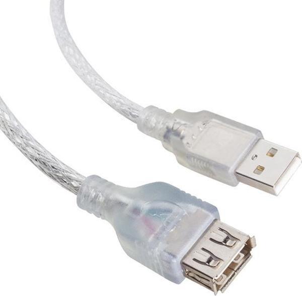POWERMASTER 1.5 METRE 2.0V ŞEFFAF USB UZATMA KABLOSU - Image 1