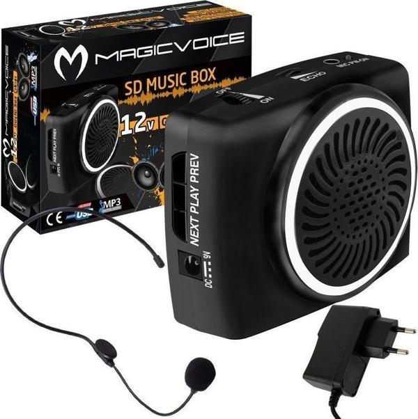 MAGICVOICE MV-17450 USB+SD KART GİRİŞLİ ŞARJLI MİNİ SEYYAR REHBER AMFİSİ - Image 1