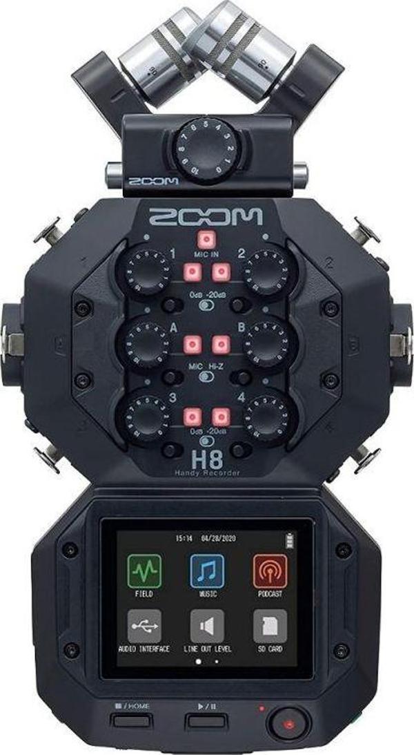 Zoom H8 Ses Kayıt Cihazı (Siyah) - Image 1