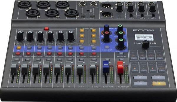 Zoom LiveTrak L-8 8-Kanal Dijital Mikser Recorder - Image 1