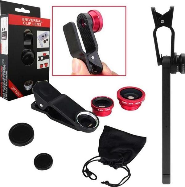 POWERMASTER UNIVERSAL 2 LENS SETİ SELFIE ÇUBUĞU - Image 1