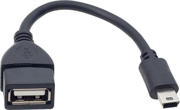 POWERMASTER USB MİNİ 5P 15 CM OTG DATA KABLOSU - Image 1