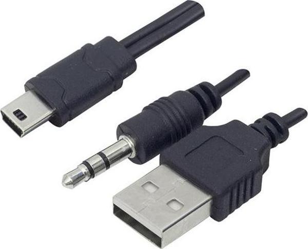 POWERMASTER USB TO AUX - 5 PİN KABLO (MÜZİK KUTUSU KABLOSU) * PL-8624 40CM - Image 1