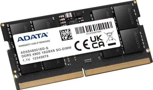 A-Data 16GB DDR5 4800Mhz SODIMM PREMIER AD5S480016G-S Notebook Ram - Image 1