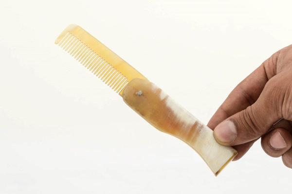 Doğal Kemik Tarak Fırça Katlanabilir Çakı Tarzlı Hediyelik Eşya - Image 1