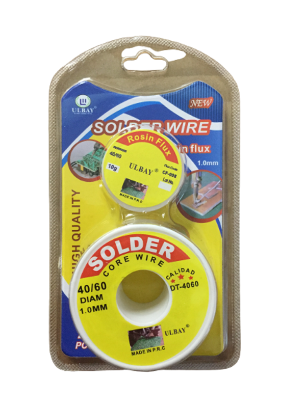 Solder Wire+Rosin Lehim Teli Pastası 2li Set - Image 1