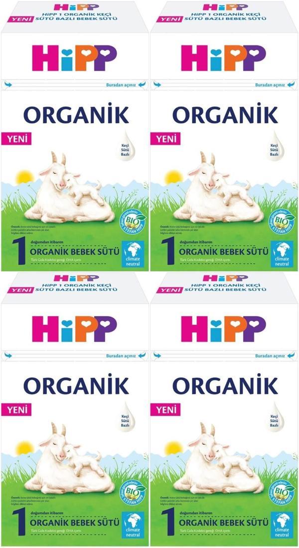 Hipp Organik Keçi Sütü Bazlı Devam Sütü 400GR No:1 (0-6 Ay) (4 Lü Set) - Image 1