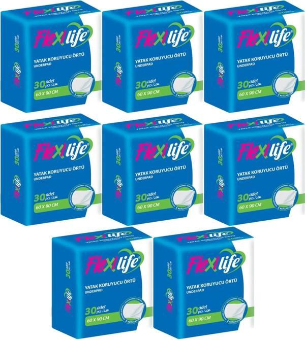Flexi Life Kedi - Köpek - Evcil Hayvan Çiş Tuvalet Eğitim Pedi 60*90CM 240 Adet (8PK*30) - Image 1