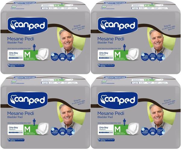 Canped Mesane Pedi Klasik Erkek M - Orta 48 Adet (4PK*12) - Image 1