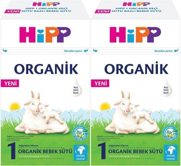 Hipp Organik Keçi Sütü Bazlı Devam Sütü 400GR No:1 (0-6 Ay) (2 Li Set) - Image 1