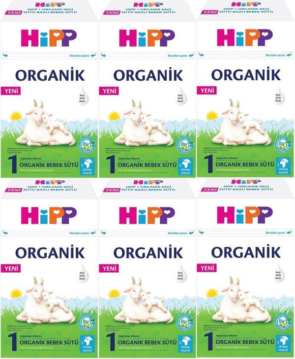 Hipp Organik Keçi Sütü Bazlı Devam Sütü 400GR No:1 (0-6 Ay) (6 Lı Set) - Image 1
