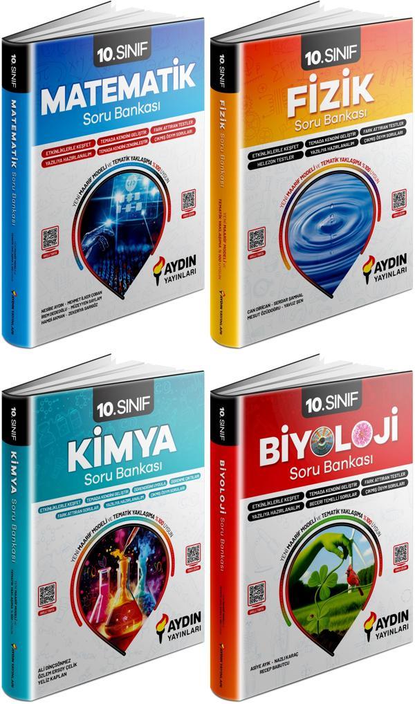 Aydın 2025 10. Sınıf Sayısal Konu Özetli Soru Bankası 4 Kitap - Aydın Yayınları - Image 1
