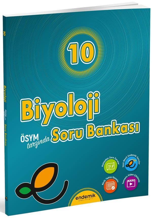 Endemik 2026 10. Sınıf Biyoloji Soru Bankası Güncel Müfredat - Endemik Yayınları - Image 1