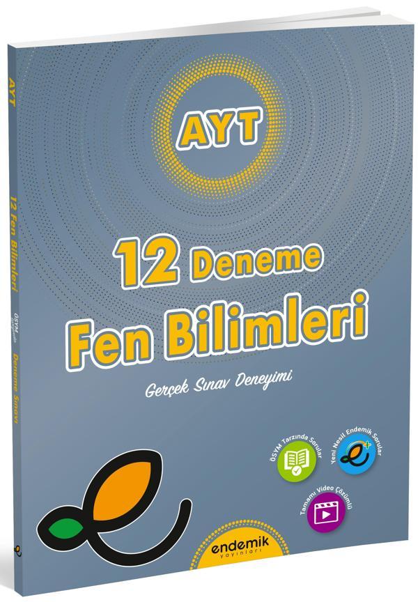 Endemik 2026 Ayt Fen Bilimleri 12 Li Deneme Sınavı - Endemik Yayınları - Image 1