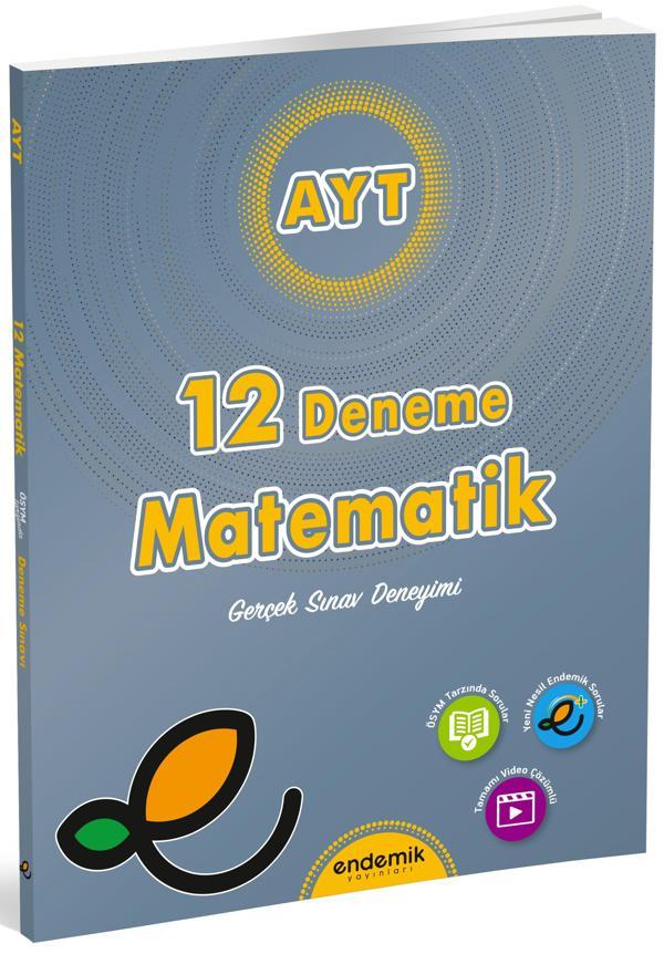 Endemik 2026 Ayt Matematik 12 Li Deneme Sınavı - Endemik Yayınları - Image 1