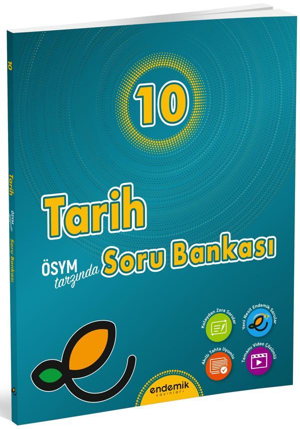 Endemik 2026 10. Sınıf Tarih Soru Bankası Güncel Müfredat - Endemik Yayınları - Image 1