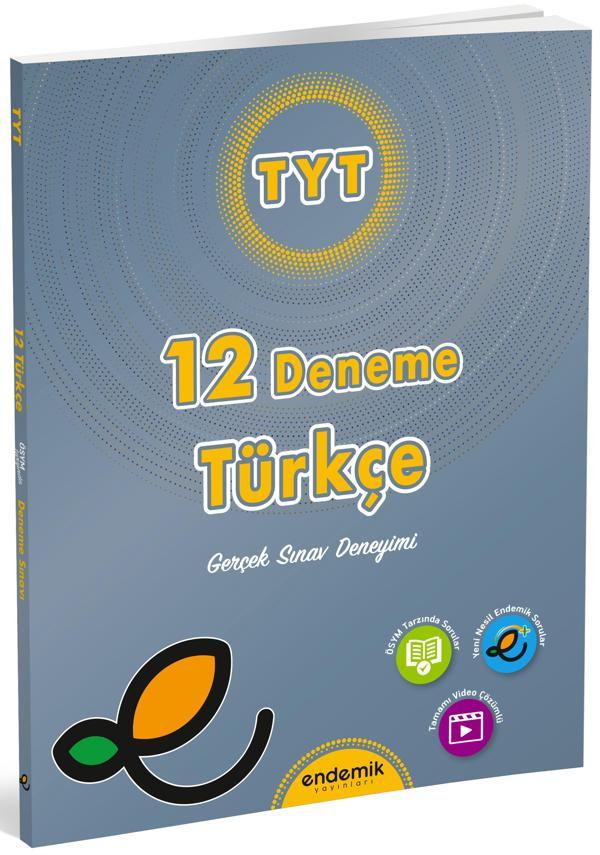 Endemik 2026 Tyt Türkçe 12 Li Deneme Sınavı - Endemik Yayınları - Image 1