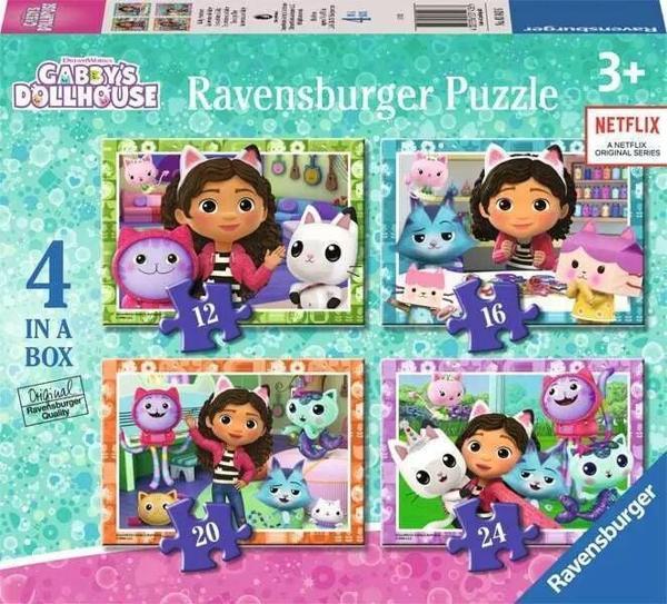 Ravensburger 4in1 Gabby's Dollhouse Puzzle - Image 1