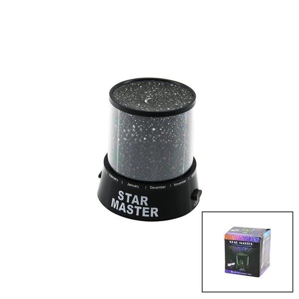 Ay - Yıldız Görselligece Lambası Pilli - Usbli Gün Işık - Renkli Işıkrenk Değiştirme - Manuel Dönerl - Image 1