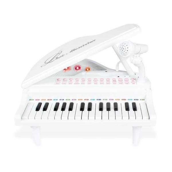 Mikrofonlu 31 Tuşlu Mp3 Çalar Piyano Beyaz - Image 1