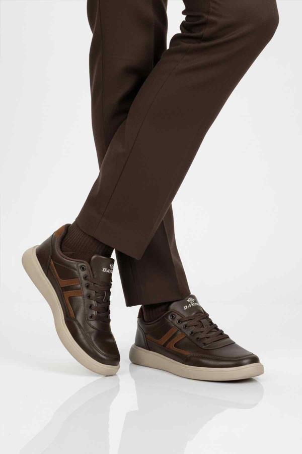 Kahve Bağcıklı Erkek Casual Ayakkabı 128 Cilt M - Image 1