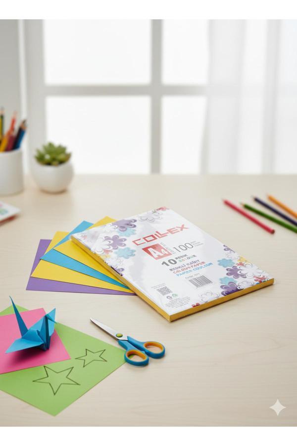 Collex A4 Renkli Kağıt 100'Lü - Image 1