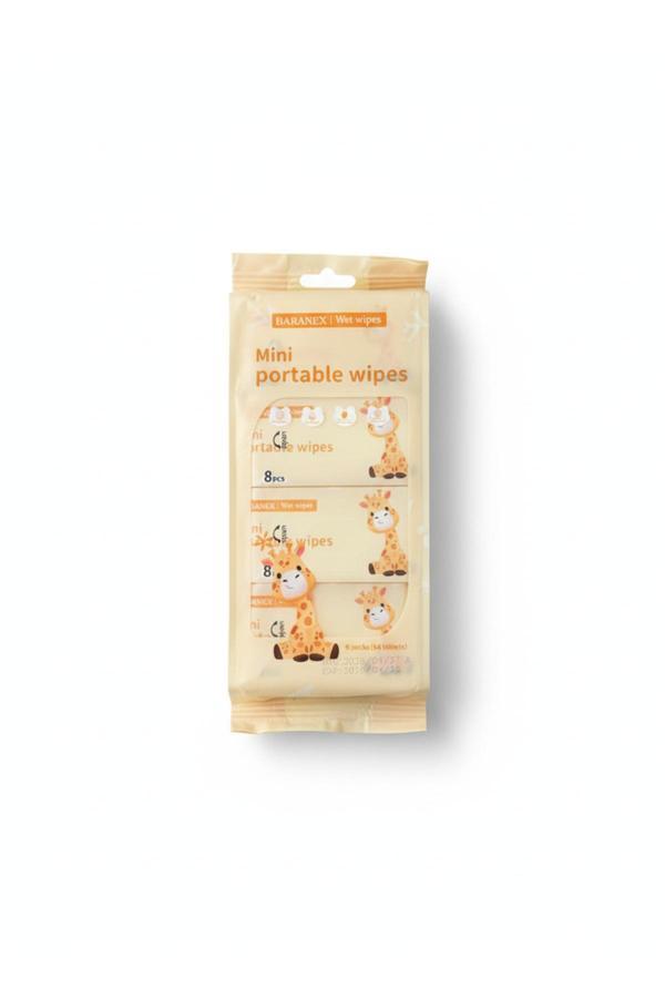 Baranex Mini Islak Mendil 8'Li Turuncu - Image 1