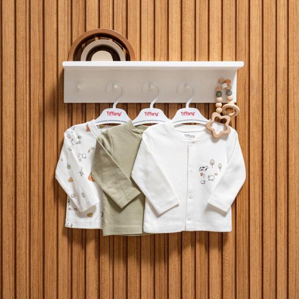 Tiffany Baby Farm Village Theme 3'lü Hırka 51027 - Image 1