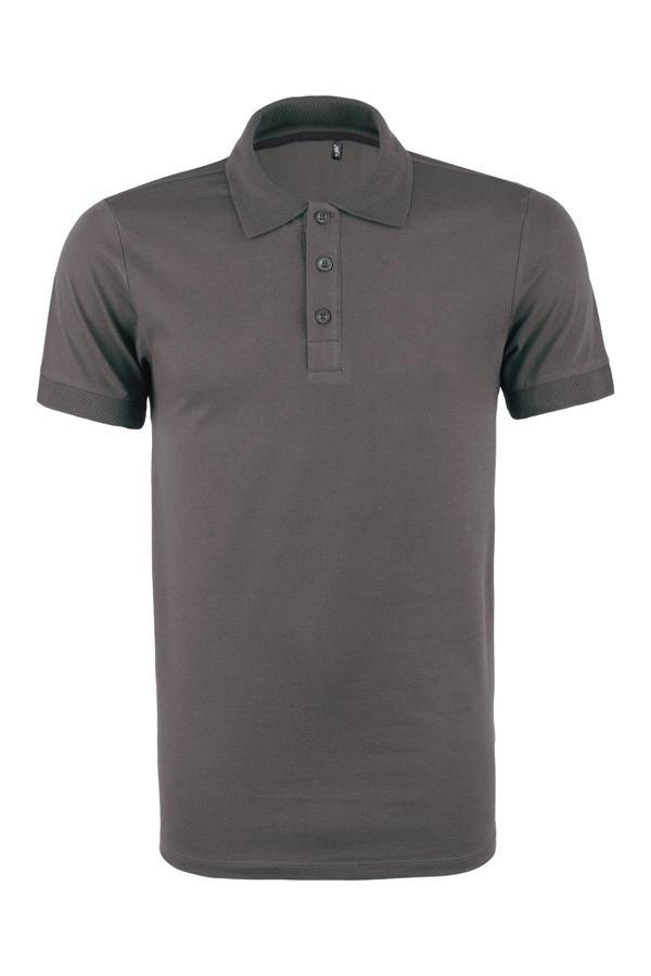 Blck & Premium Polo Yaka Golf T-Shirtü %95 Pamuk Softtouch Tech. 3 Düğmeli Ribana Yaka - Image 1