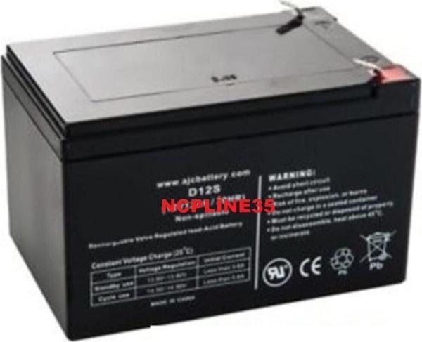 Ncpline Pilsan Çocuk Araç Oyuncak Uyumlu 12 Volt 7 Amper Bakımsız Kuru Akü 12V 7Ah - Image 1