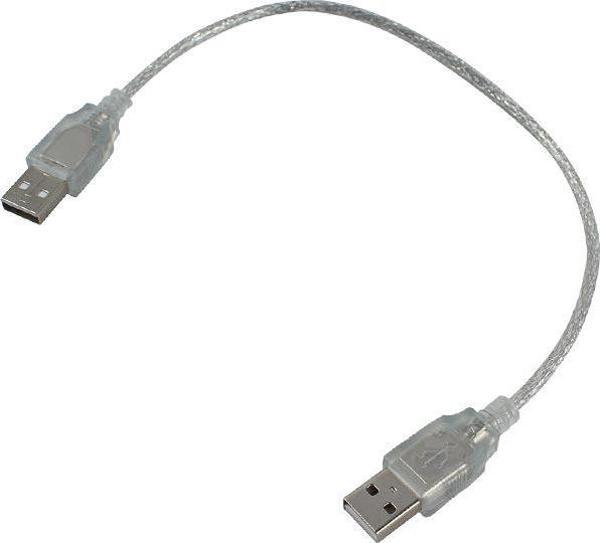 POWERMASTER 40 CM ŞEFFAF USB ERKEK-ERKEK KABLO - Image 1