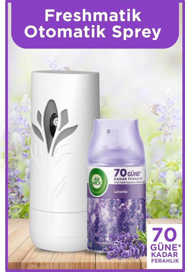 Air Wick Freshmatic Otomatik Sprey & Lavanta Yedek Sprey Oda Kokusu Kiti - Image 1