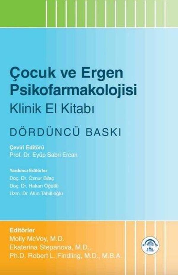 Çocuk ve Ergen Psikofarmakolojisi Klinik El Kitabı - Ema Tıp Kitabevi - Image 1