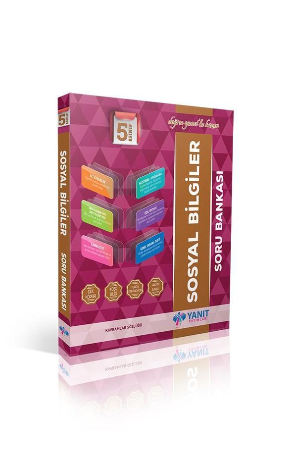 Yanıt Yayınları 5. Sınıf Sosyal Bilgiler Soru Kütüphanesi (20) - Yanıt Yayınları - Image 1