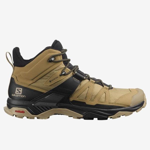 Salomon X ultra 4 Mid Goretex Mens Boot Su Geçirmez Nefes Alabilen Erkek Bot Açık Kahverengi - Image 1