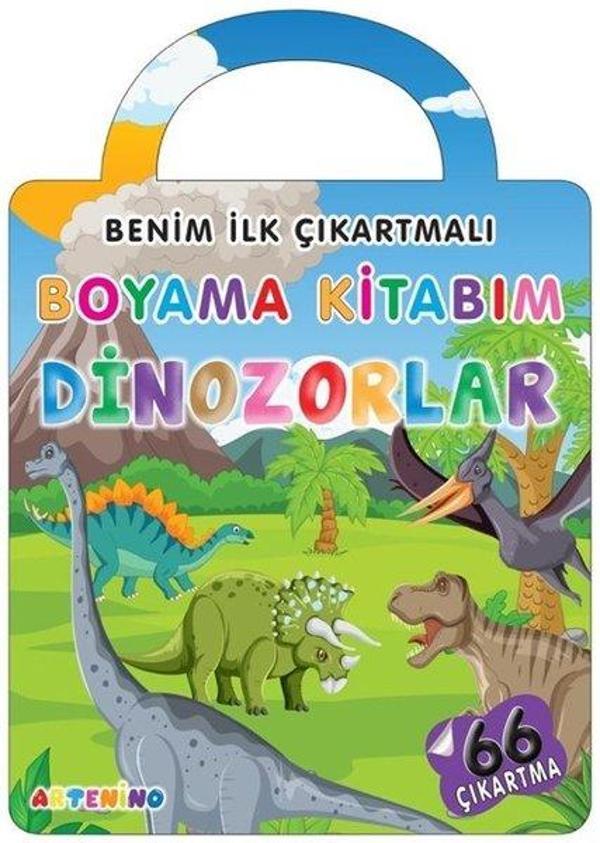 Benim İlk Çıkartmalı Boyama Kitabım - Dinozorlar - Artenino Yayıncılık - Image 1