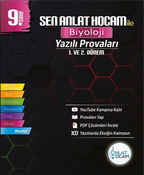 9. Sınıf Biyoloji Yazılı Provaları - Sen Anlat Hocam Yayınları - Image 1