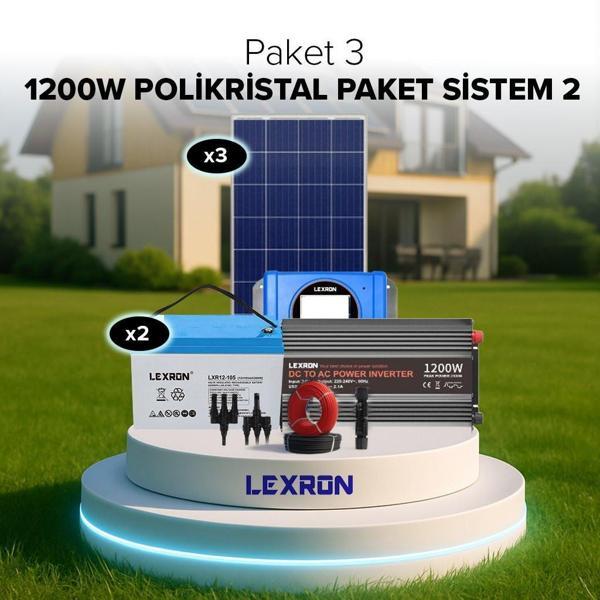 Urla Solar 1200W POLİKRİSTAL PAKET SİSTEM 2 (PAKET 3) - Image 1