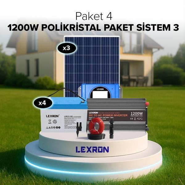 Urla Solar 1200W POLİKRİSTAL PAKET SİSTEM 3 (PAKET 4) - Image 1