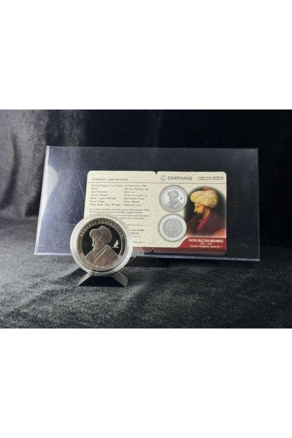 Darphane – Fatih Sultan Mehmed Osmanlı Padişahları Serisi No:7 Gümüş Hatıra Sikkesi (1451–1481) - Image 1