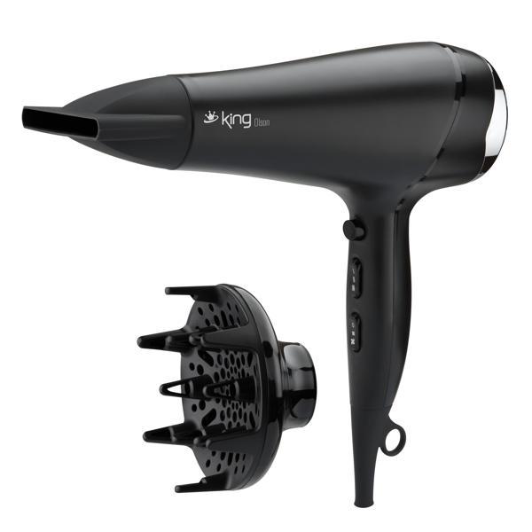 KING KSK435 OLSON SAÇ KURUTMA MAK. SILVER - Image 1