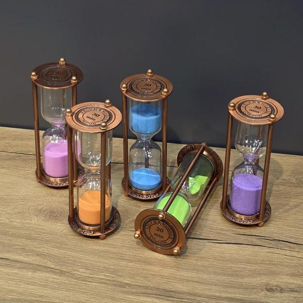 Büro Ev Ofis Dekoru için Tekli 30DK Zamanlı Kum Saati - Image 1