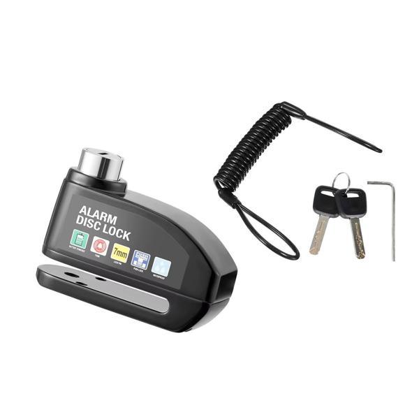 CR03 Motosiklet Disk Fren Kilidi Bisiklet Scooter Güvenlik Kilidi Su Geçirmez Alarm Sesi - Image 1