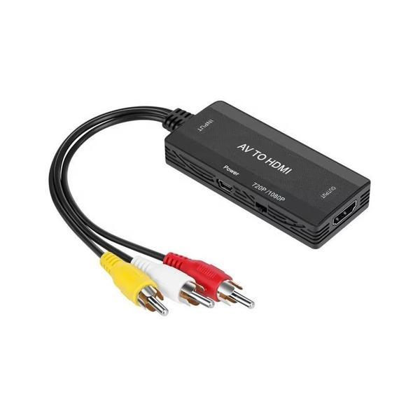 CR01 RCA AV Anlalogdan Hdmi 1.3 1080p HDTVye Video ve Ses Dönüştürücü Adaptör - Image 1