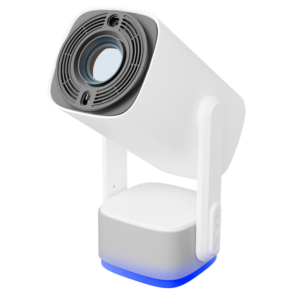 EVEREST PJ08, Beyaz, 150 LED Lümen, 1280x720, 1xHDMI, 1xUSB, WiFi, Bluetooth, 30.000 Saat Led Ömrü, 6W Speaker, 5200mAh  - Image 1