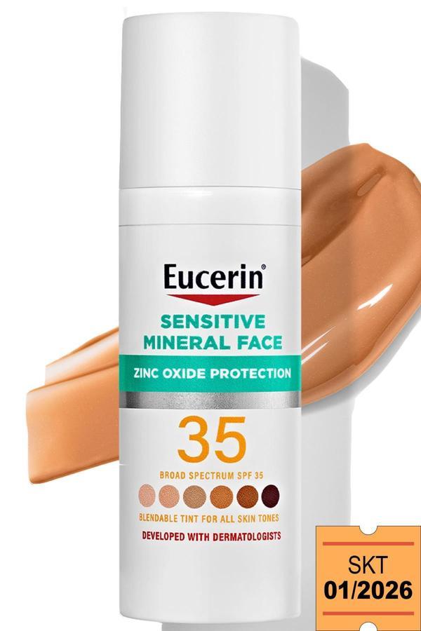 Eucerin Hassas Renkli SPF35 Mineral Yüz Losyonu 50ML SKT:01/2026 - Image 1